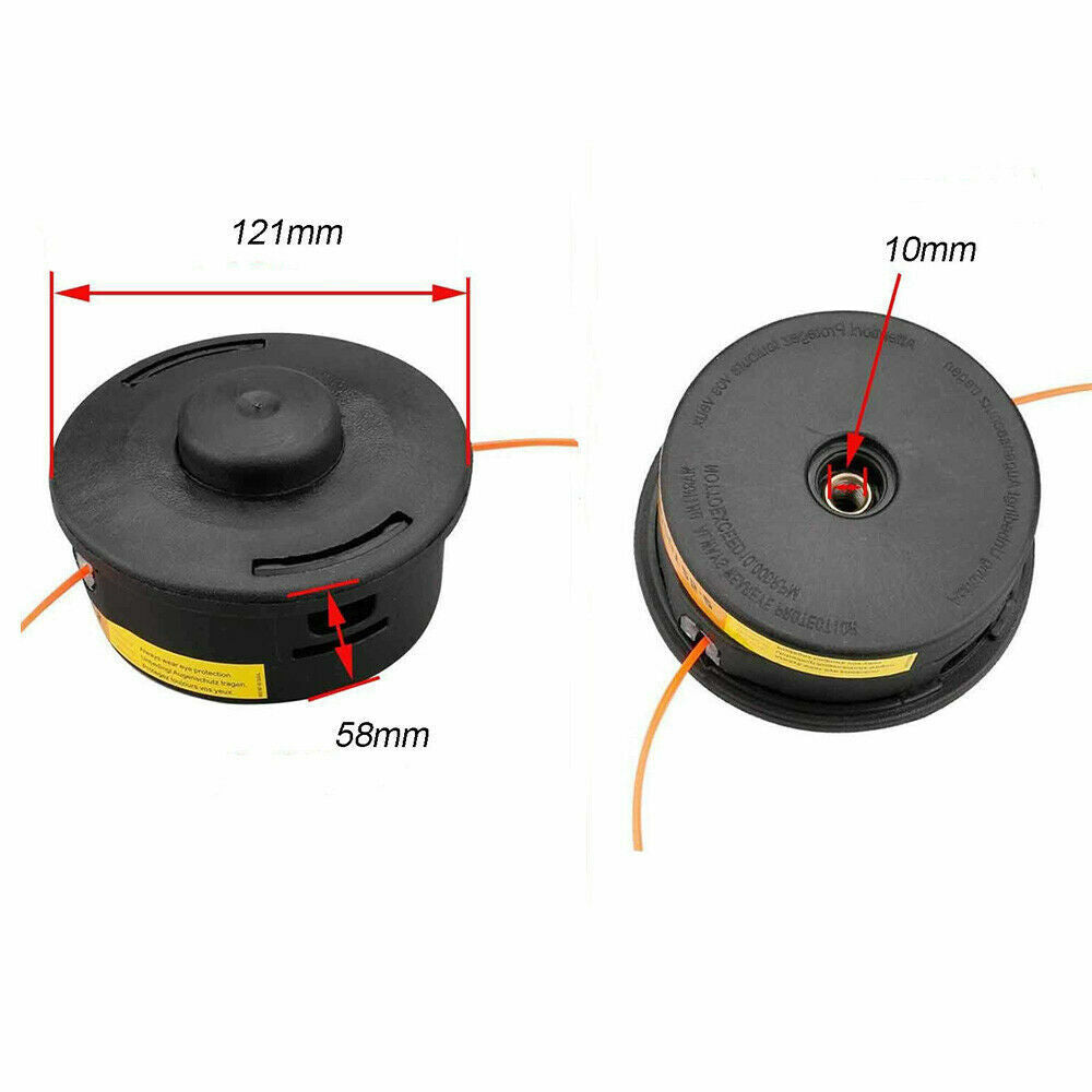 10mm x 1.25 Bump Feed Trimmer Head For Stihl AUTOCUT 25-2 Brushcutter Bumpfeed
