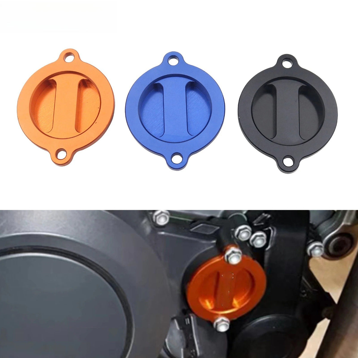 Engine Oil Filter Cover Cap For Husaberg FE390 Husqvarna FC450 FE450 FE501S