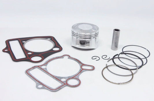 54mm 14mm Piston Rings Head Base Gasket Round Oil Hole 125cc Atomic DHZ Assassin
