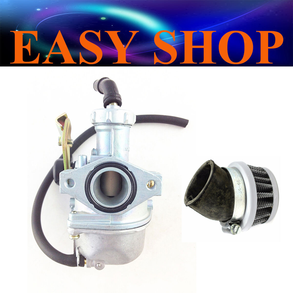 PZ22mm Cable Choke Carby Carb Air Filter 50cc 70cc 90cc 110cc 125cc DHZ Assassin