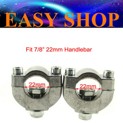 7/8'' Handlebar Risers Mount Bracket Clamp For 47cc 49cc Minimoto Dirt Bike