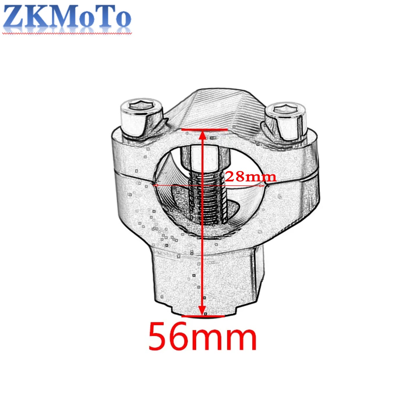 1 1/8" 28MM Handlebar Risers Bar Mount Clamp For KTM SX SXF EXC XCW XCFW EXCF