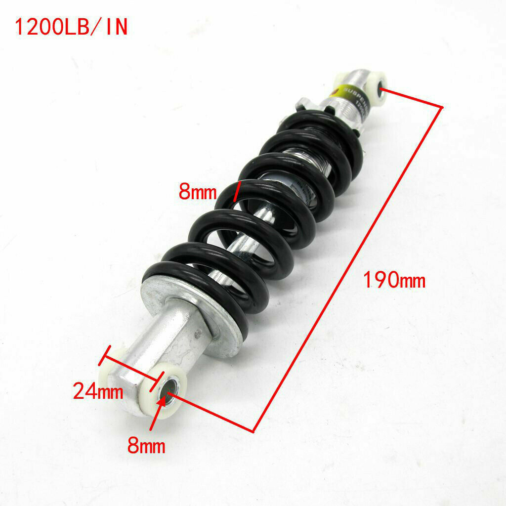 190mm Rear Suspension Bumper Spring Shock Absorber MTB Mountain PIT PRO Bike