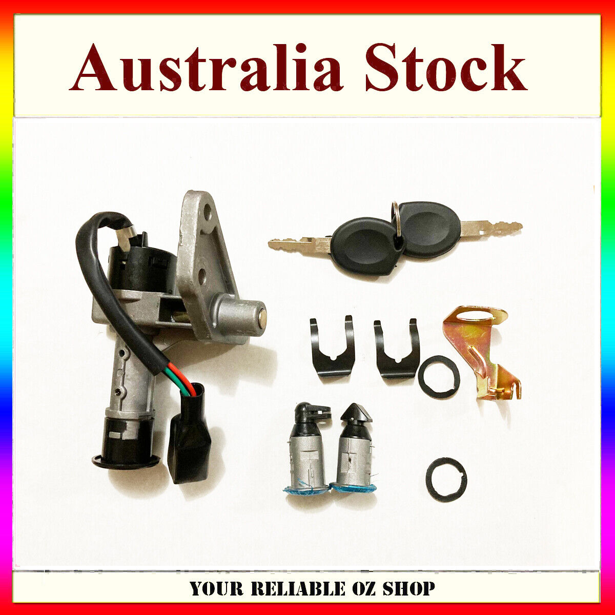 Key Ignition Switch tool box cushion Lock GY6 Scooter Moped TaoTao Buyang Roketa