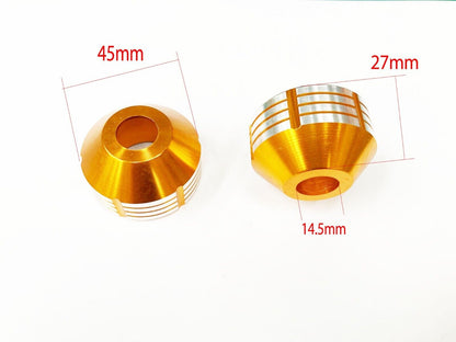 CNC Motorcycle Front Fork Frame Slider Anti Crash Fall Protector Cup Protection