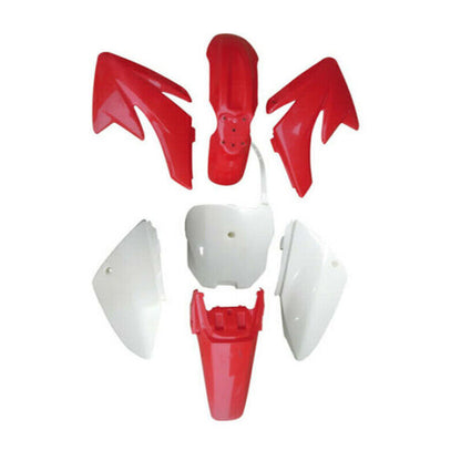 Red Plastic Fairing Cover Fender Guards For Honda CRF70 150cc 160cc PIT PRO BIKE