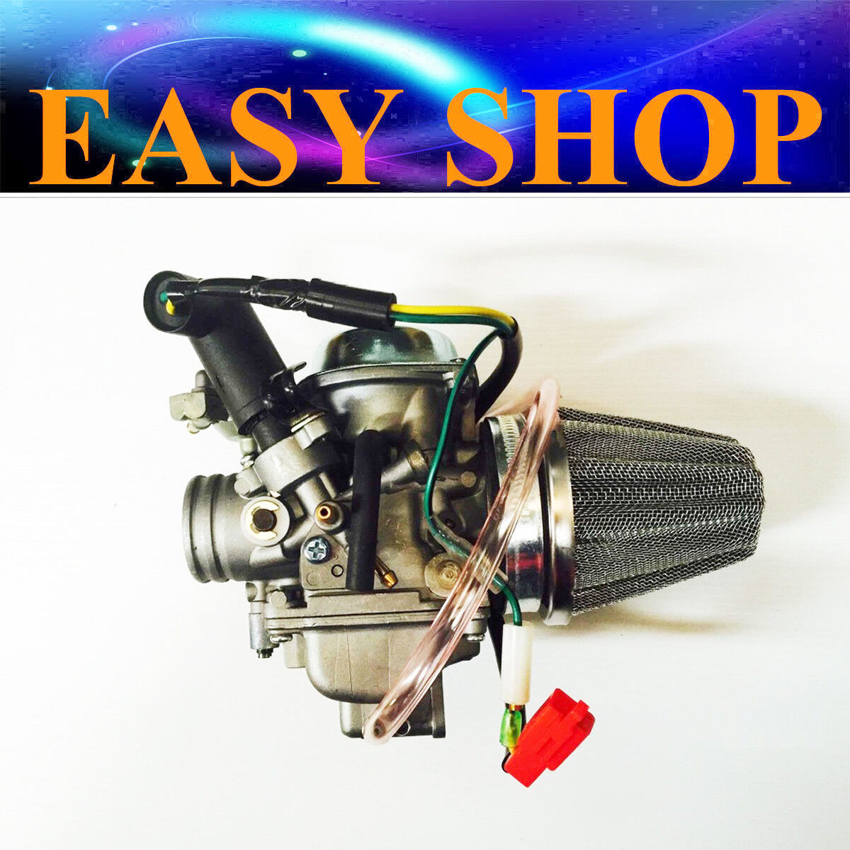 30mm Carby Air Filter Pod GY6 250cc Honda Helix Fusion CN250 Clones Moped Bike