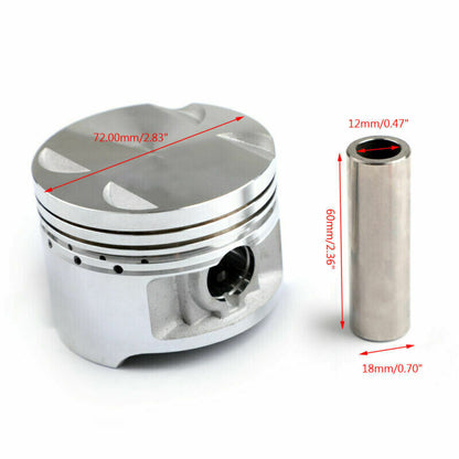 72mm Standard Piston Rings Kit For Suzuki GN250 DR250 GZ250 TU250 GN250E DR250S