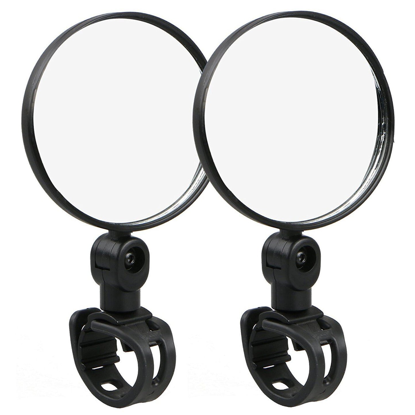 2x 8cm Bicycle Rear View Bike Handlebar Flexible Cycling Mirror Rearview Mirror
