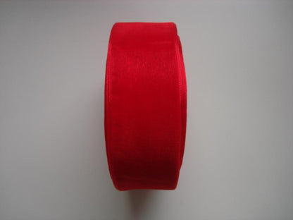 25 Yard 35mm Organza Sheer Ribbon Bow Wedding Craft Sew Gift Box Scrapbook DIY