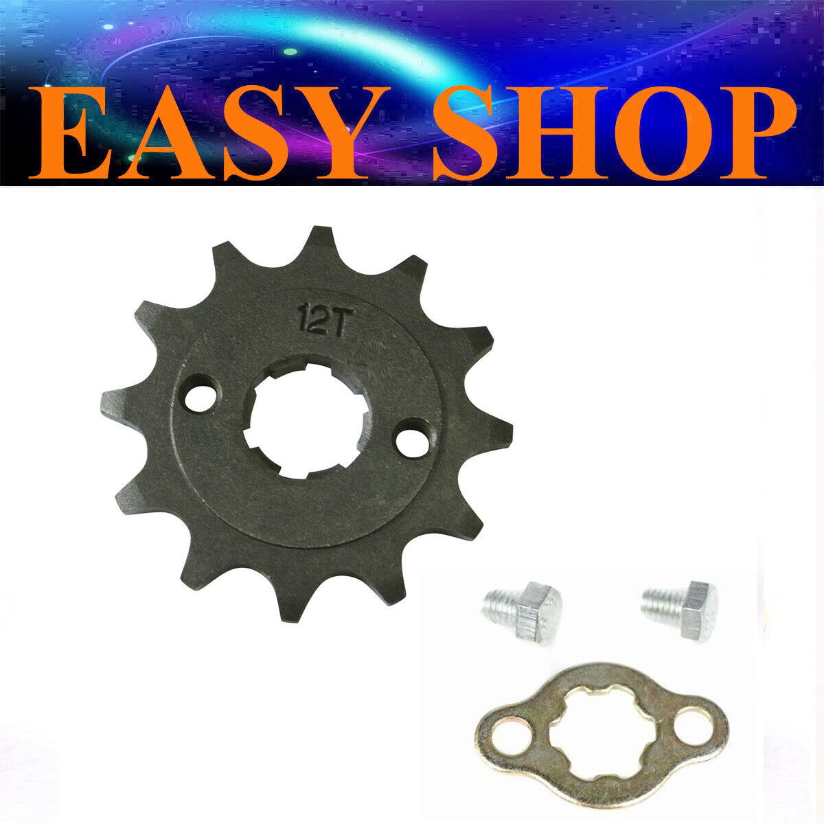 20MM 520 12T TOOTH FRONT CHAIN SPROCKET COG 200cc 250cc 300cc PIT PRO DIRT BIKE