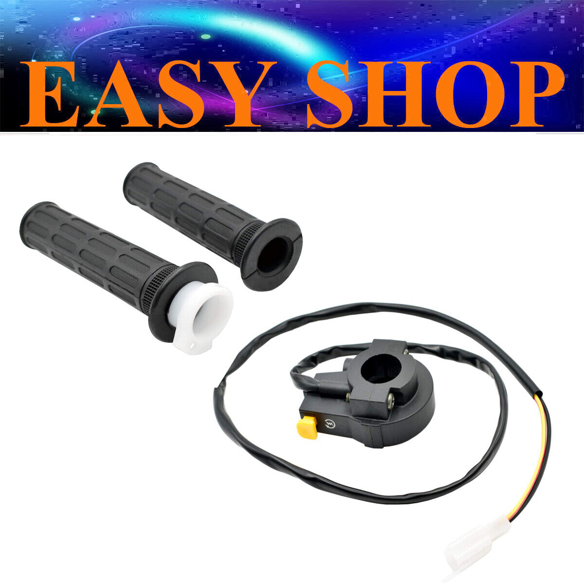 22mm Twist Throttle Grips Kill Switch 80cc 100cc Motorised Bicycle Push Bike