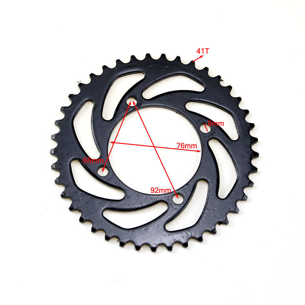 420 41 TOOTH REAR CHAIN SPROCKET 50cc 70cc 90cc 110cc PIT PRO DIRT TRAIL BIKE