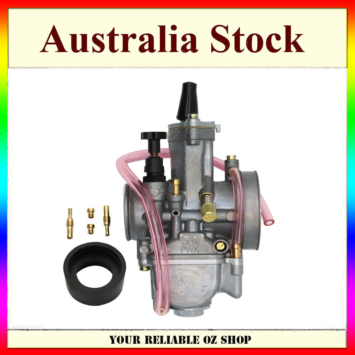 KOSO OKO 34mm PWK34 carburetor Carb Carby power jet 2/4 Stroke mortorcycle Bike