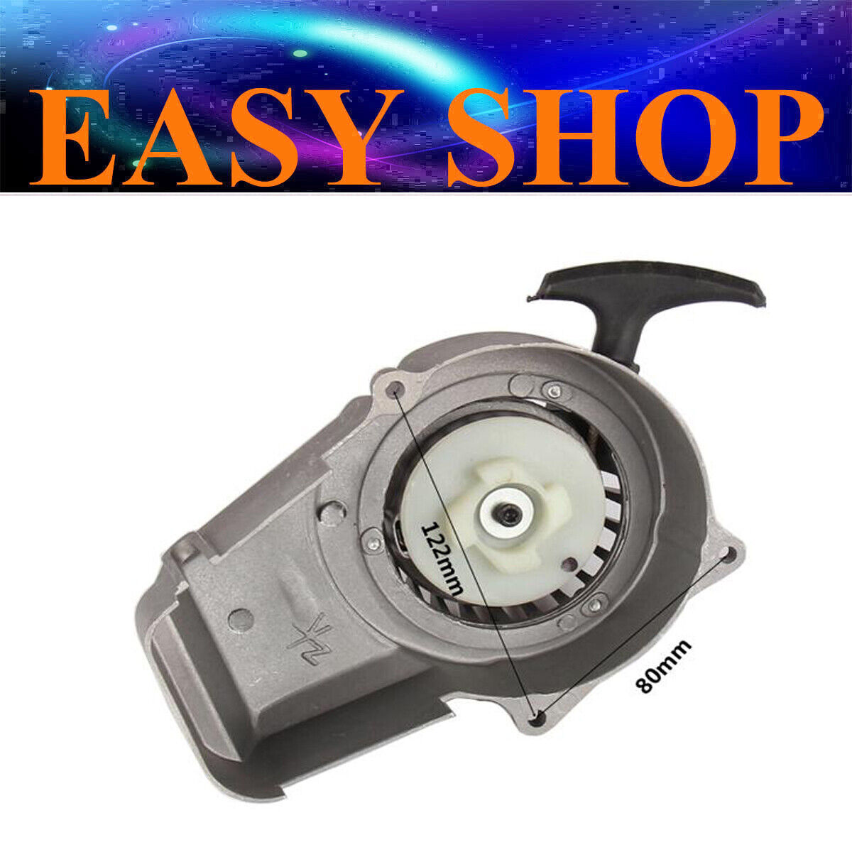 Silver Recoil Easy Pull Start Starter 43cc 47cc 49cc ATV QUAD Dirt Pit Pro Bike