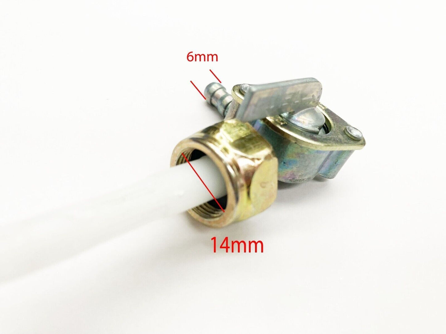 14mm FUEL GAS TANK PETCOCK TAP ON/OFF For 49cc 66cc 80cc motorised Bicycle Bike