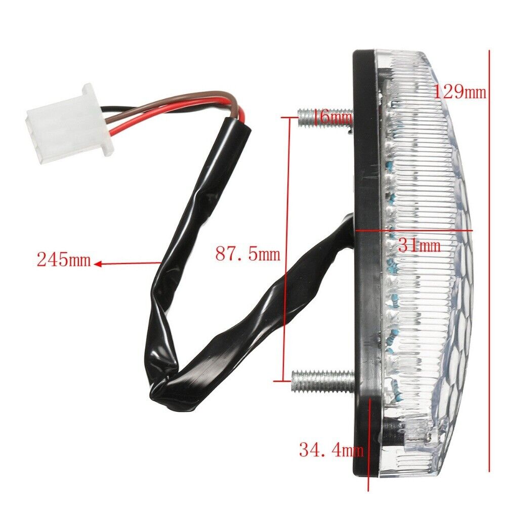 12V FRONT REAR BACK HEADLIGHT TAIL LIGHT 50cc 70 90cc 110cc 125cc ATV QUAD BIKE