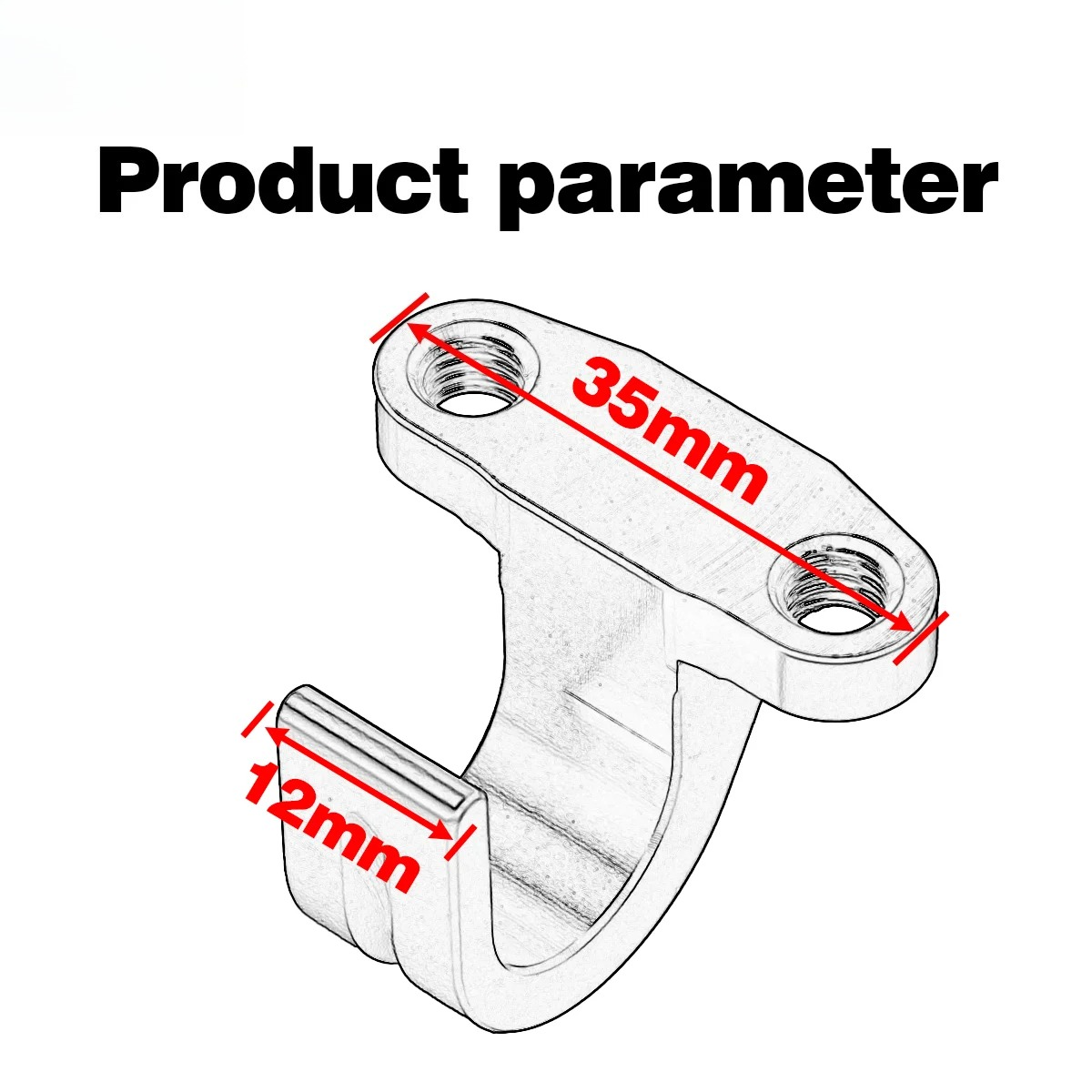 CNC Brake Line Hose Cable Clamp Holder For Kawasaki KX450 KX250X KX450X