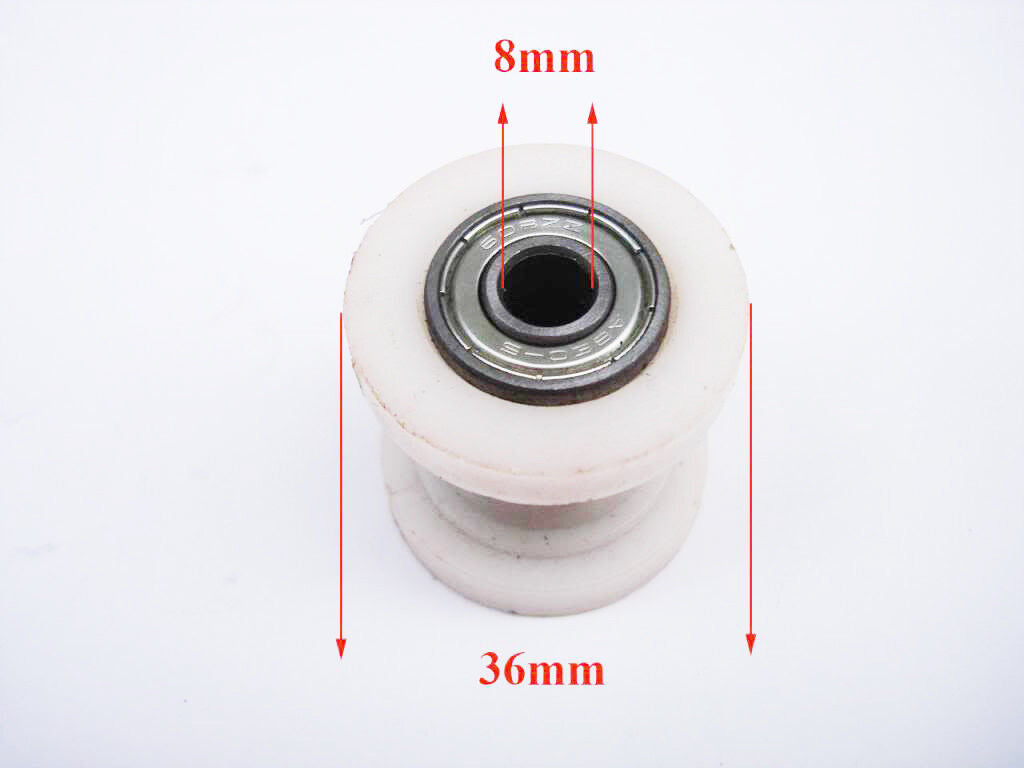 2x 8MM CHAIN GUIDE ROLLER TENSIONER SLIDER 70cc 90cc 140cc 160cc 200cc THUMPSTAR