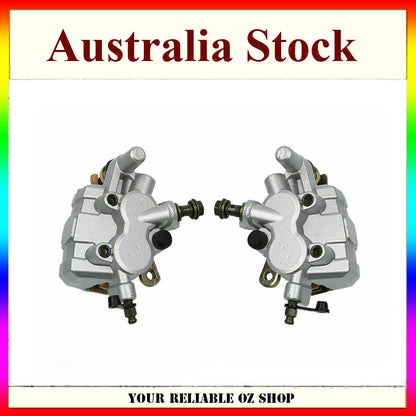 Left Right Front Brake Caliper For KAWASAKI KLF300 4x4 Bayou 89-05 KLF400 93-99