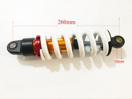 10mm 260mm BACK SHOCK SHOCKER SUSPENSION 110cc 125CC ATV QUAD BUGGY Gokart Bike