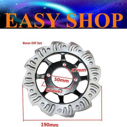 190mm Front Brake Rotor Disc 50c 70cc 90cc 110cc 125cc 140cc ATV QUAD BUGGY Bike