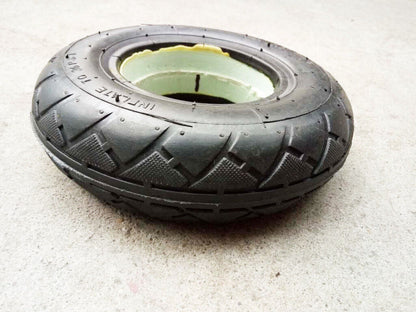 2X Foam Solid Tyre 200x50 Tubeless Scooter Gokart Wheelchair Trolley Mobility