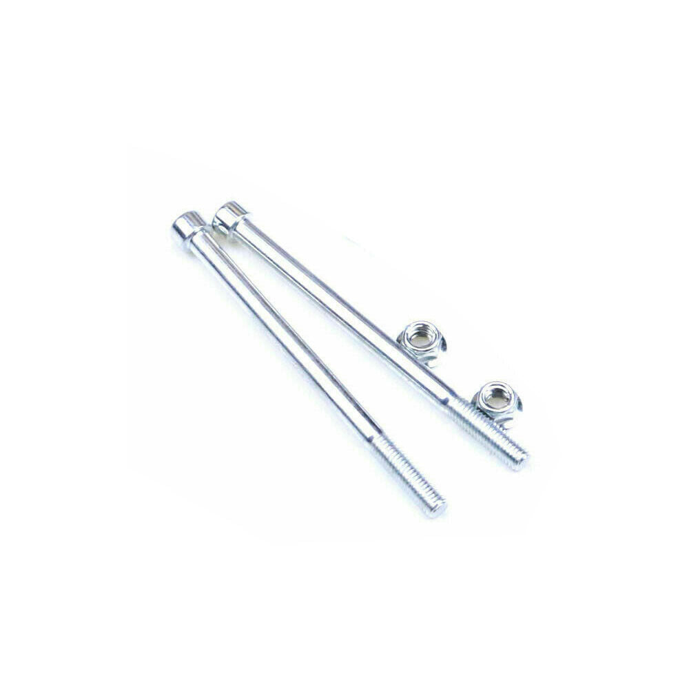 2x 8mm Handle Bar Clamp Bolts + Nuts For ATV QUAD DIRT TRAIL DUNE BUGGY BIKE