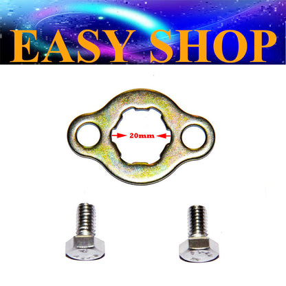 20mm 34mm 530 520 428 FRONT CHAIN SPROCKET RETAINER CLIP BOLTS BUGGY GOKART BIKE