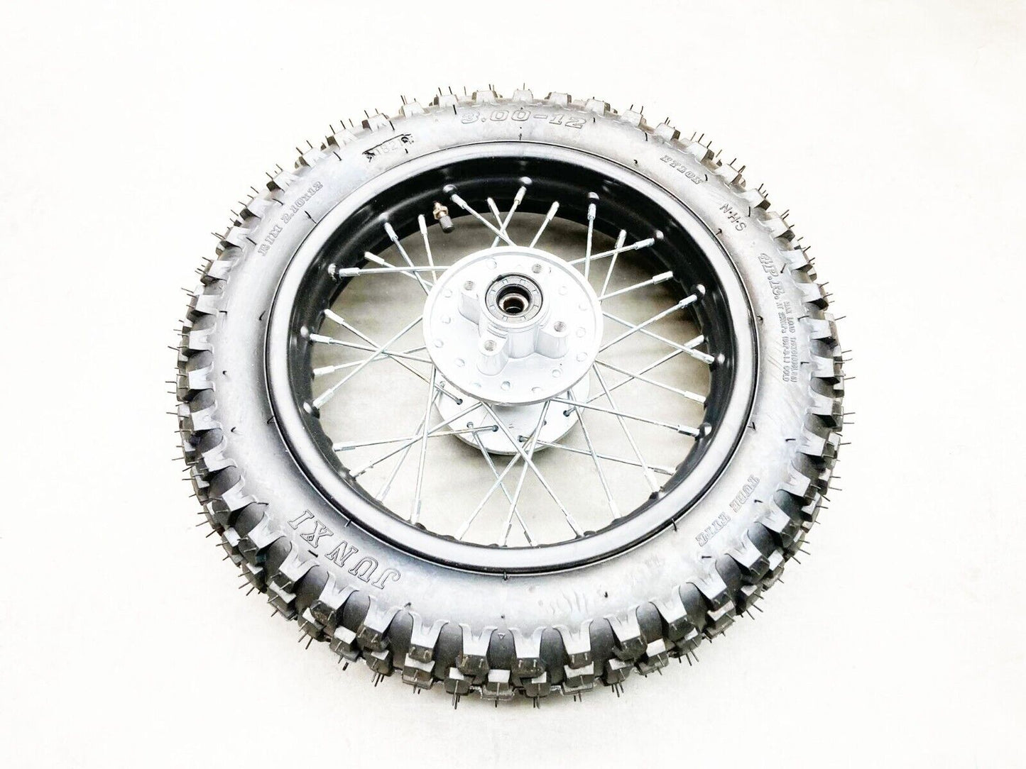 80/100-12" Rear Wheel Tyre Rim 3.00-12 For Dirt Bike 110cc 125cc 140cc Thumpstar