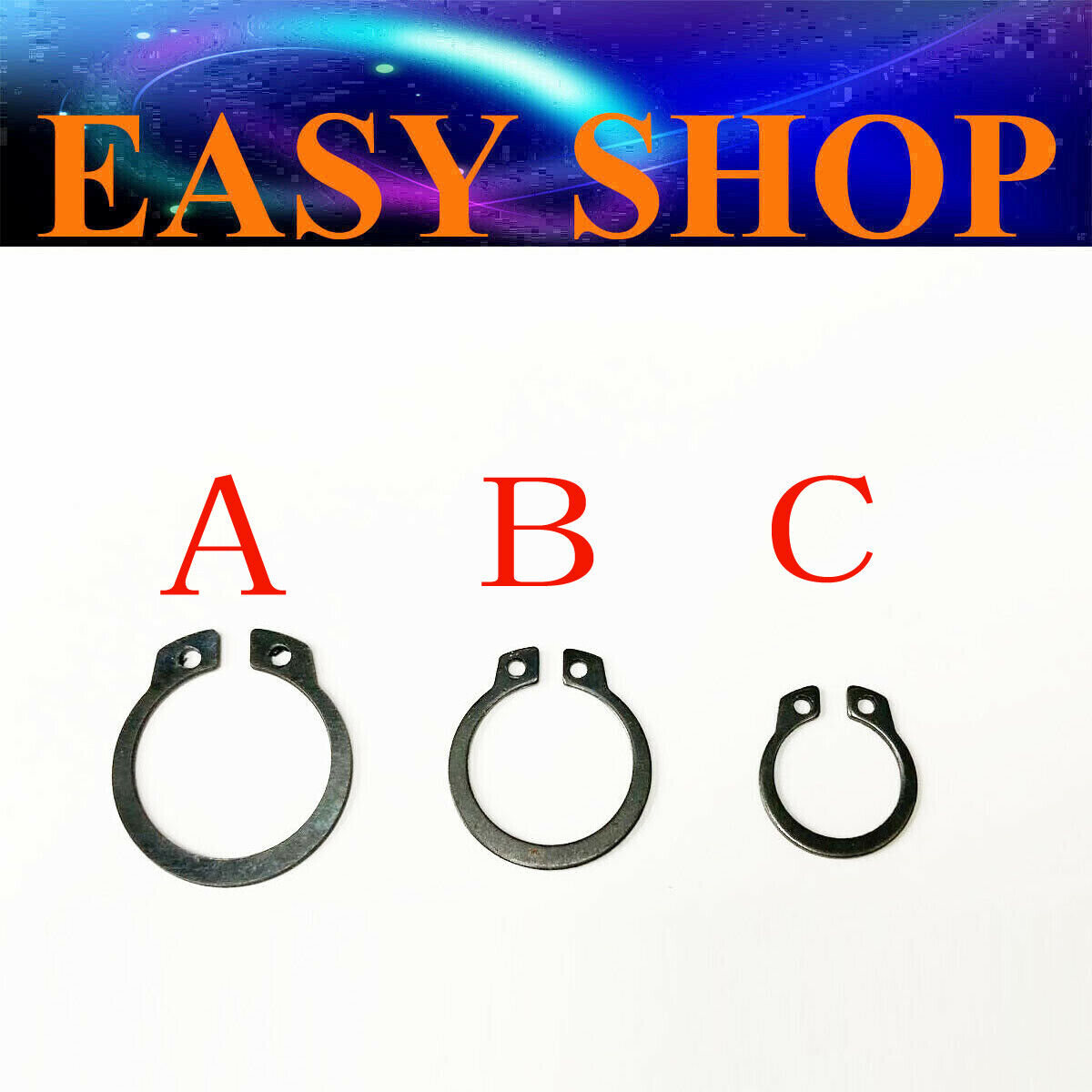 FRONT SPROCKET RETAINER CLIP CIRCLIP 50cc 110cc 125cc ATV QUAD DIRT BIKE PIT PRO