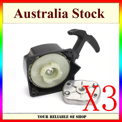 3X Recoil Pull Starter Start 40-5 Engine Brushcutter Whipper Snipper Trimmer