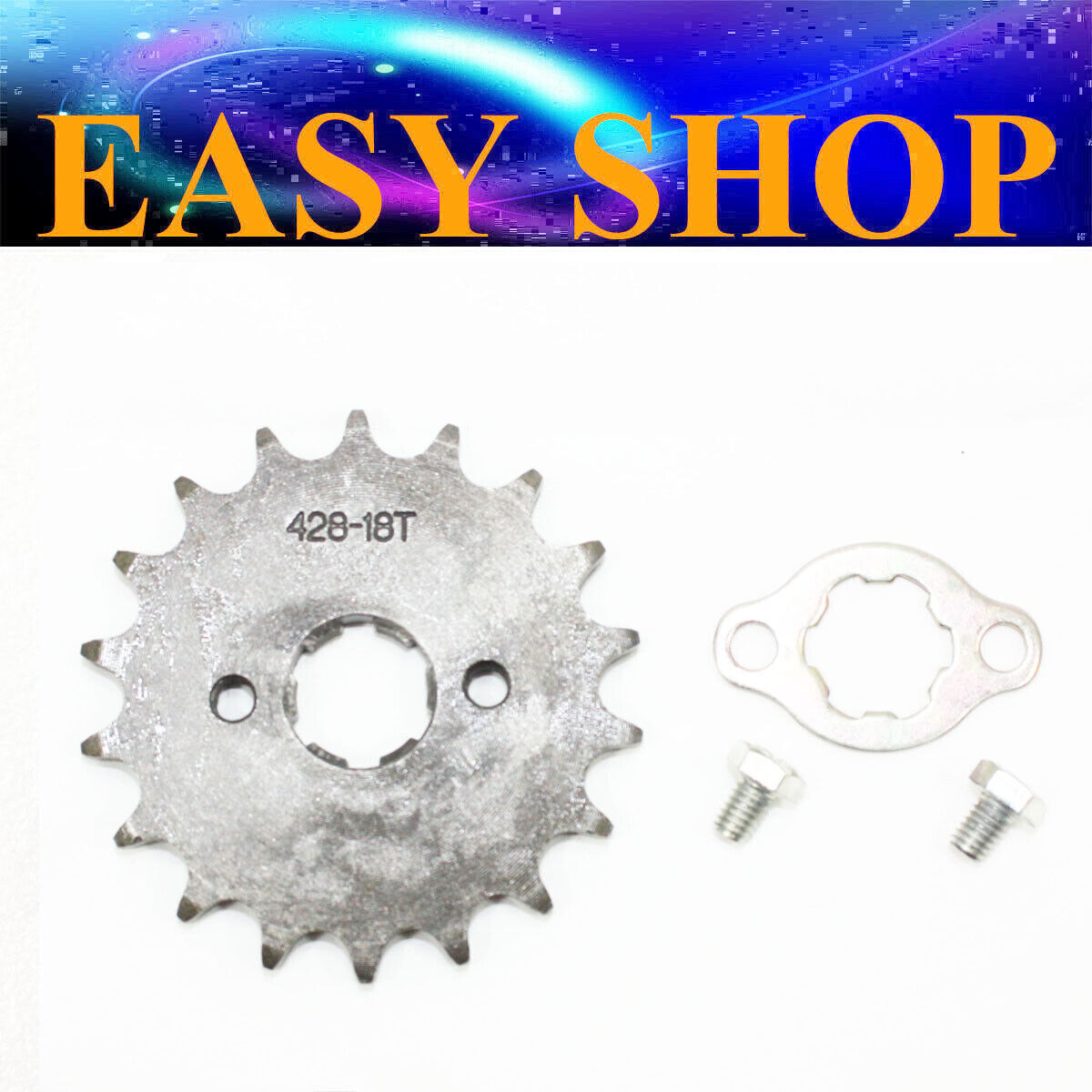 428 18T 20mm Drive Front Counter Sprocket ATV Pit Bike Lifan YX Loncin, 110 125