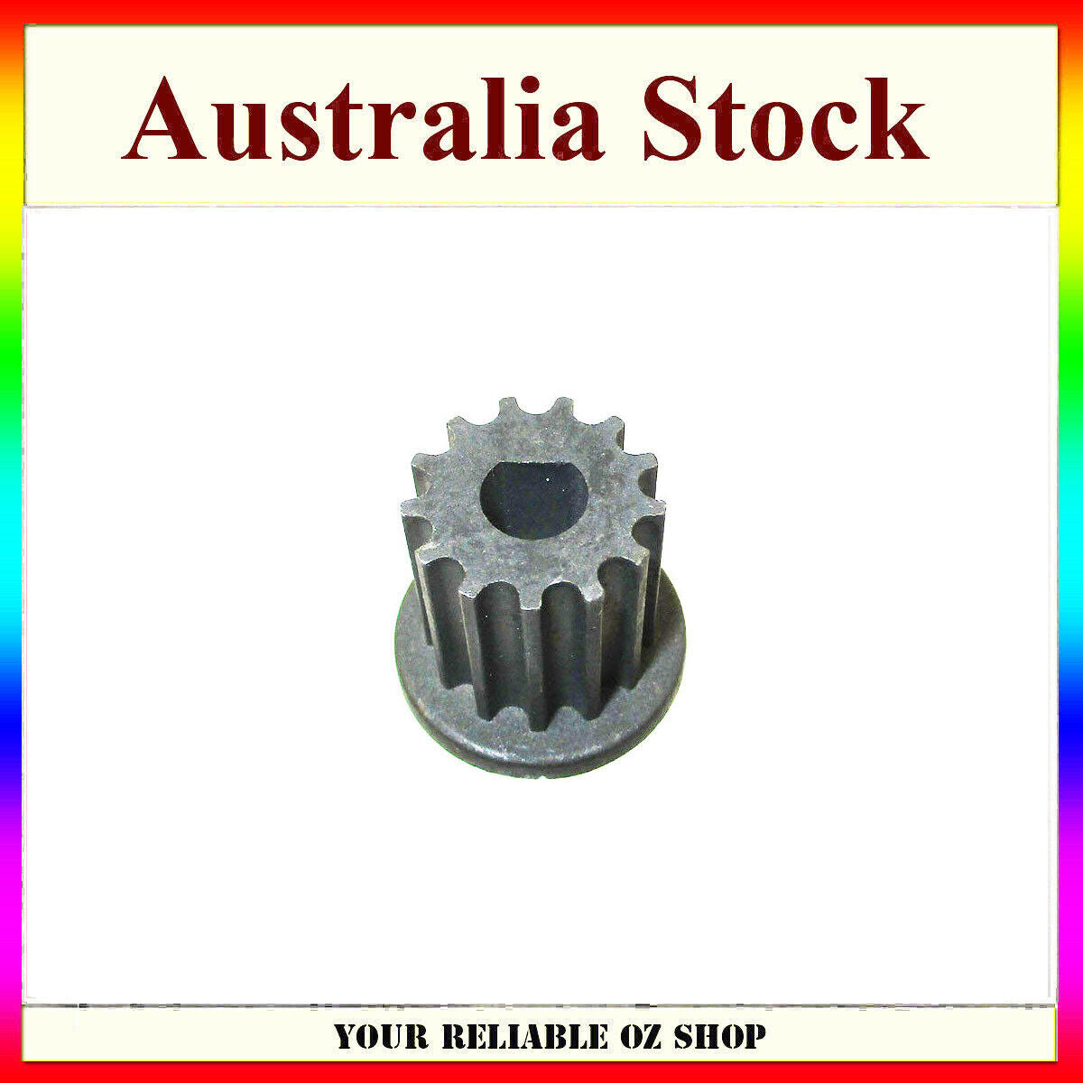 13T 10mm Front Gear Pinion Sprocket Belt Pulley For Electric Motor Scooter