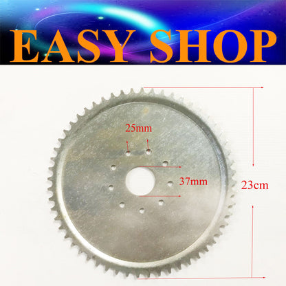 415 56T Chain Rear Sprocket Offset For 100cc 80cc Motorised Bicycle Push Bike