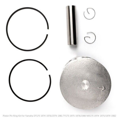 PISTON RINGS PIN CLIPS KIT 66mm For YAMAHA DT 175 DT175 1978-2014 BIKE