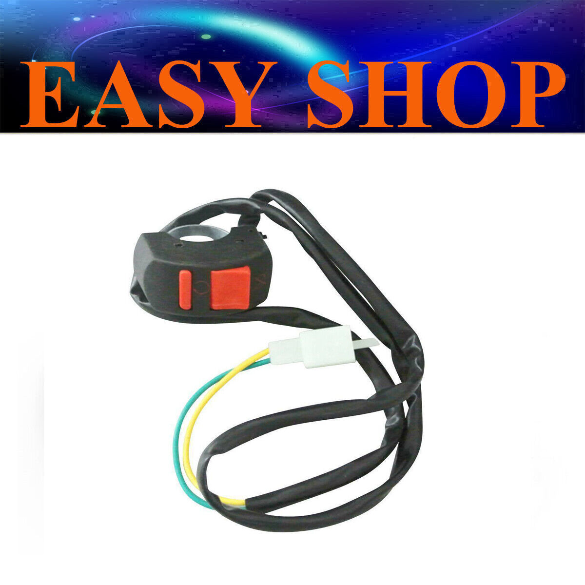 2 Pin Ignition Cutoff KILL STOP SWITCH 50cc 90cc 110cc 125cc BUGGY ATV QUAD BIKE