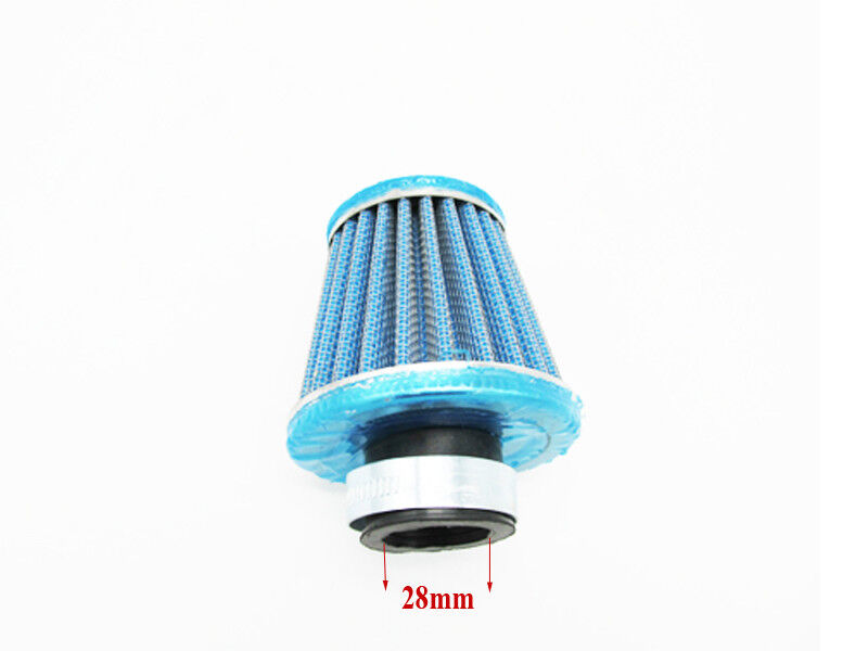 28mm CHROME POD AIR FILTER HONDA Z50 CT70 Yamaha DT50 TY50 Suzuki GT50 OR50 ZR50