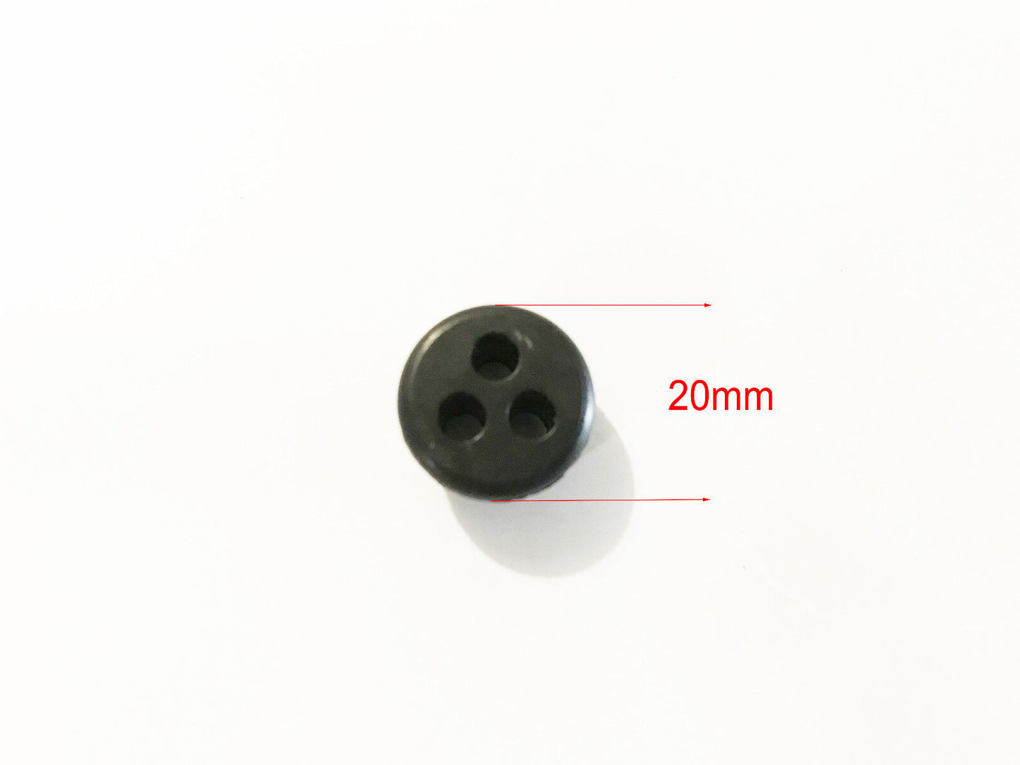 3 Hole 18mm Fuel Gas Tank Rubber Grommet Echo Trimmers Blowers Brushcutters