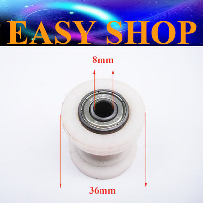 8MM CHAIN GUIDE ROLLER TENSIONER 50cc 110cc 125cc 150cc 250cc DIRT PIT PRO BIKE