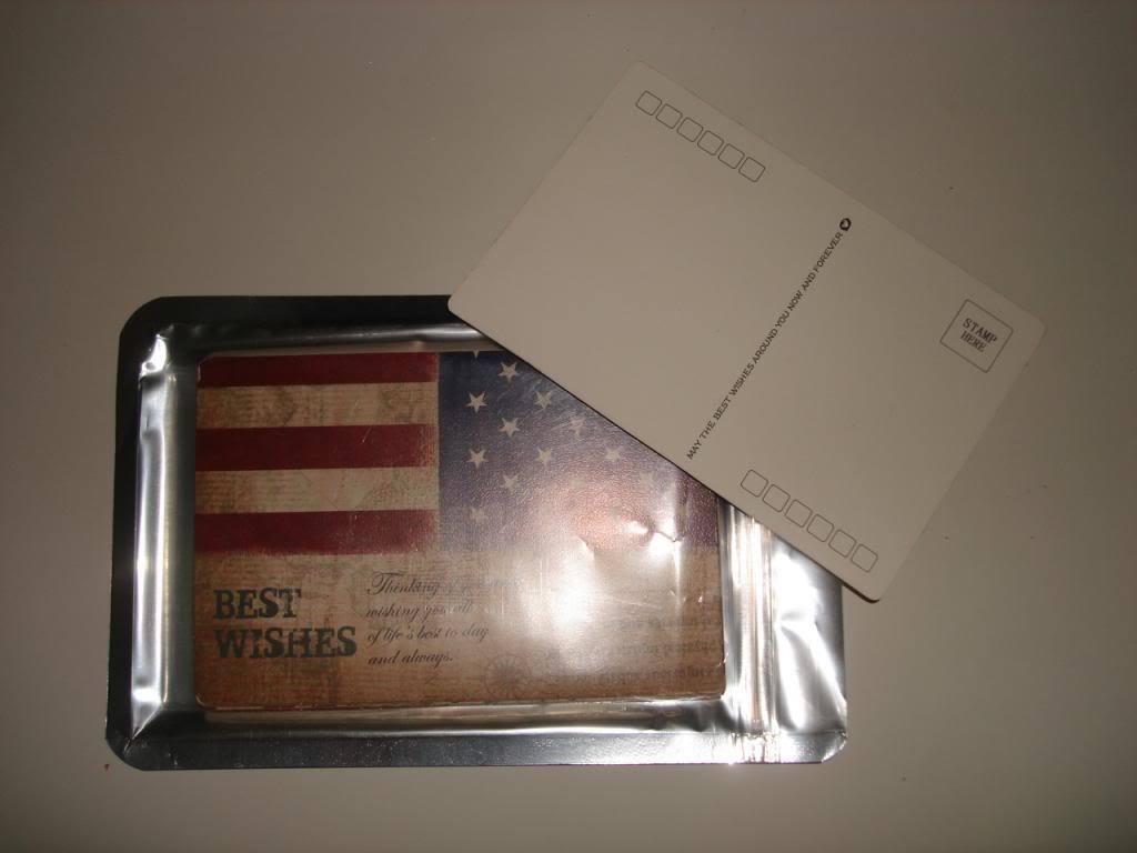 18 Pcs Vintage National Flag Post Card Craft Gift Memory Birthday DIY Kraft