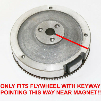 Starter Motor Flywheel Ignition Kit For Honda GX240 GX27 188F 8HP 9HP Engine