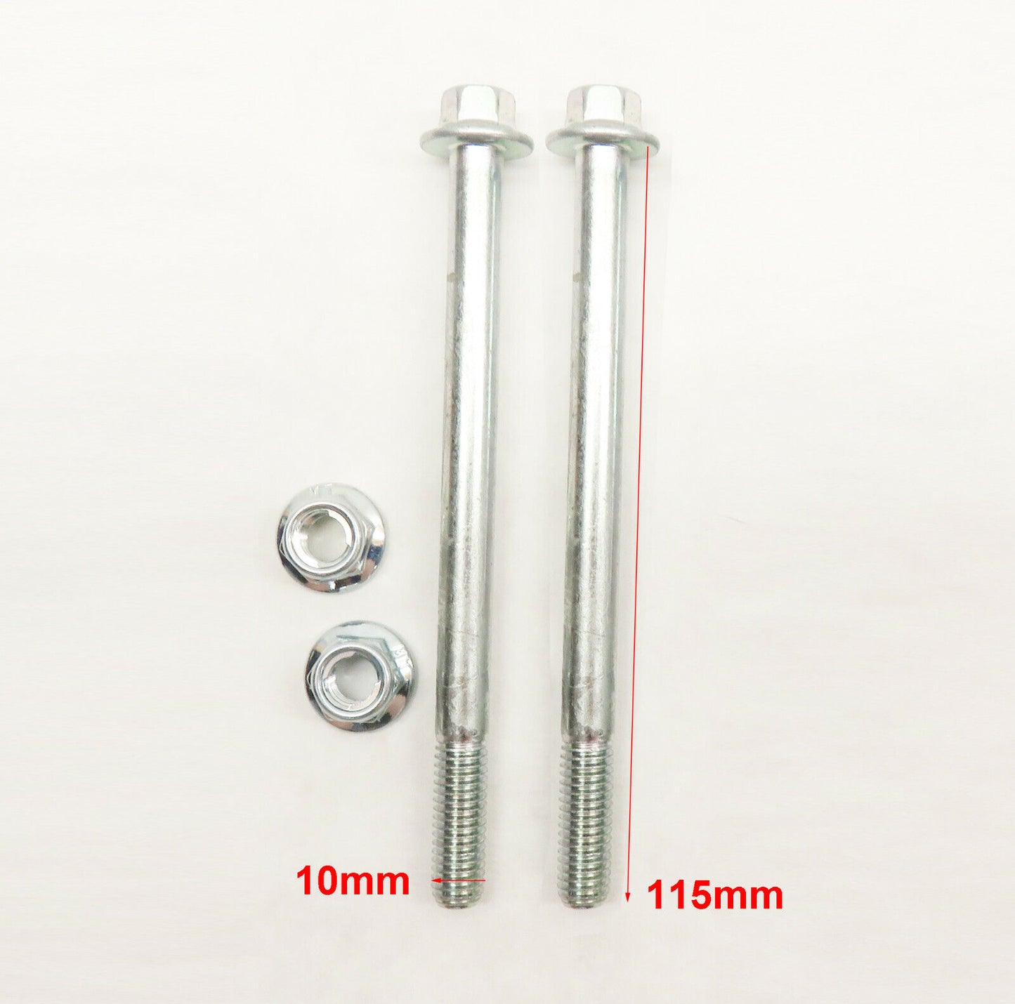 10mm 115mm TOP BOTTOM ENGINE MOUNTING BOLTS 125cc 140cc 150cc PIT PRO BIKE 2pcs