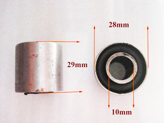 2X 10mm 28mm 29mm Swingarm Swing Arm Spacers Bushes Quad ATV Dirt Pit Pro Bike