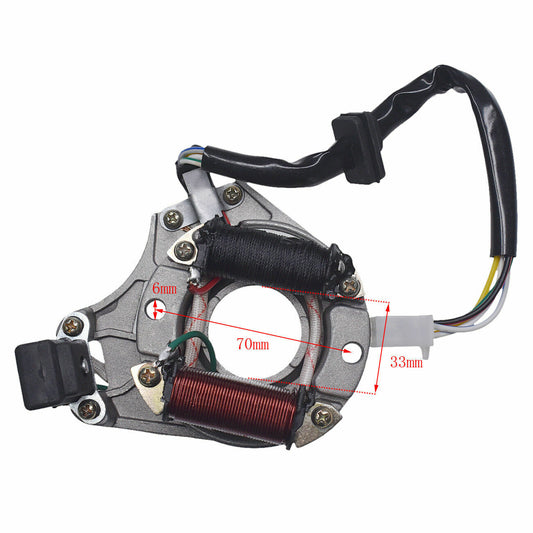 5 Pin Magneto Stator Plate Rotor 50cc 70cc 90cc 110cc 125cc Gokart Buggy Scooter