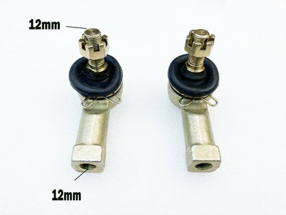 12mm Left + Right Bolt Tie Rod End Ball Joiner 110cc 125cc Quad ATV GoKart Bike