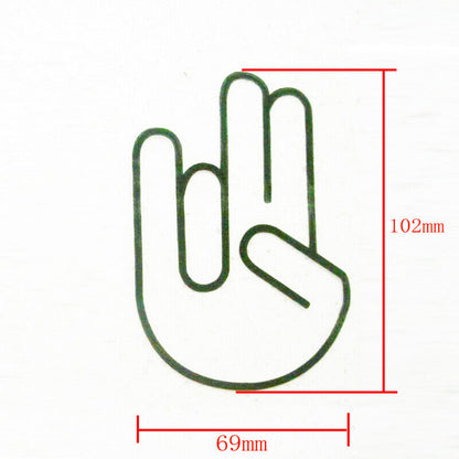 JDM FUNNY SHOCKER HAND STICKER DECAL 4WD CAR WINDOW WINDSCREEN TURBO DRIFT UTE