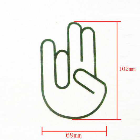 JDM FUNNY SHOCKER HAND STICKER DECAL 4WD CAR WINDOW WINDSCREEN TURBO DRIFT UTE