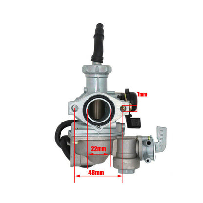 22mm 48mm Carburetor Carby + Air Filter for Honda TRX125 CT90 CT110 FourTrax
