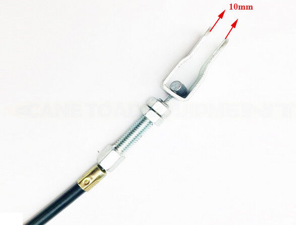 Go Kart Brake Safety Cable 1450mm Long with Clevis For Solid Brake Rod Backup